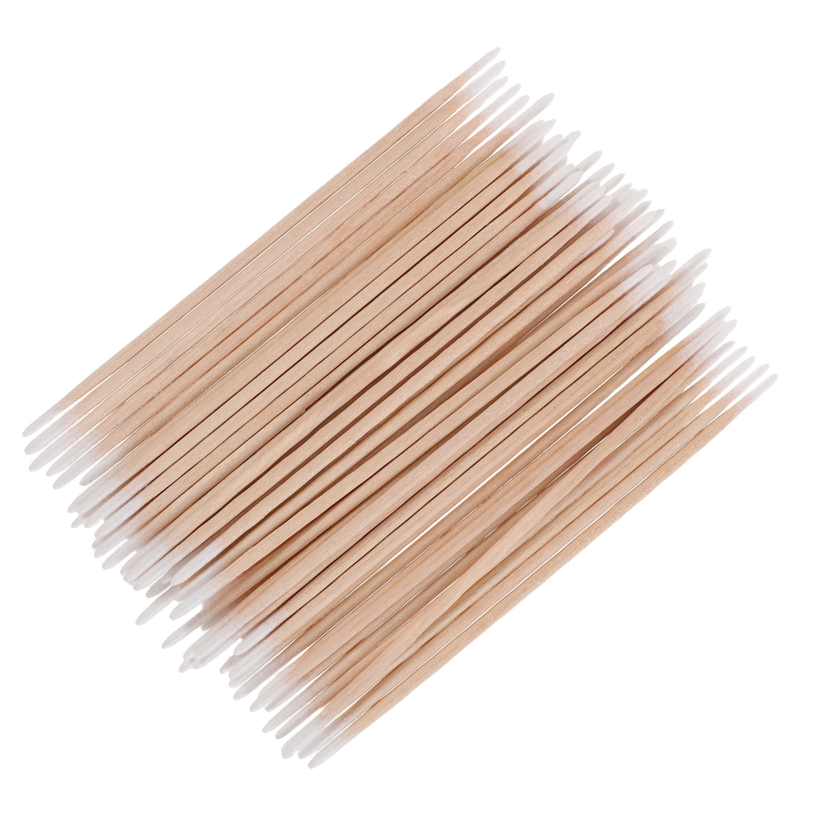 1200 قطعة مسحات القطن رقيقة نصائح مزدوجة مدببة مقبض خشبي لصالونات التجميل DIY بها بنفسك مشاريع الرعاية الدقيقة مسحات القطن #4