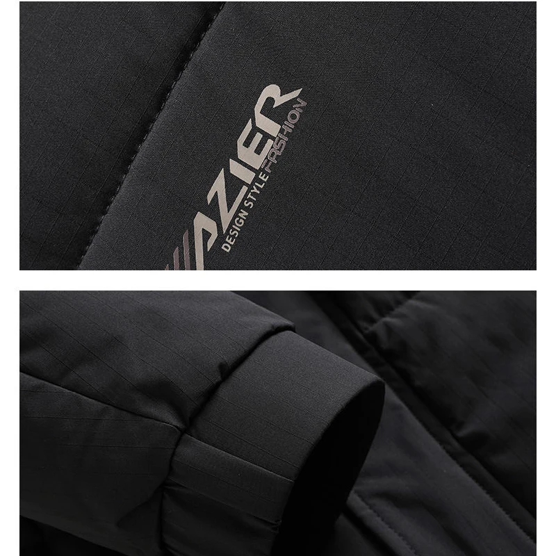 Men's Fashion Windbreaker Parka Coat Streetwear Windproof Casual Autumn Winter Jacket Men Clothing Warm Hombre New Male Outdoors