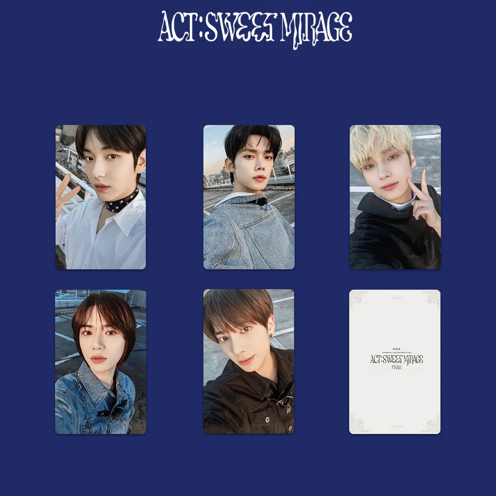 4Pcs/Set Idol Boy Group Lomo Card New Album WORLD TOUR HD Photocard SOOBIN YEONJUN BEOMGYU TAEHYUN HUENINGKAI Fans Gifts