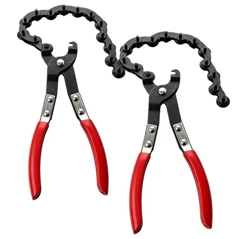 PHFU-Exhaust Tail Pipe Cutter, 2Pcs Chain Pipe Cutter For 3/4" To 3-1/4" Pipes, One-Handed Rotation Cutting Tool