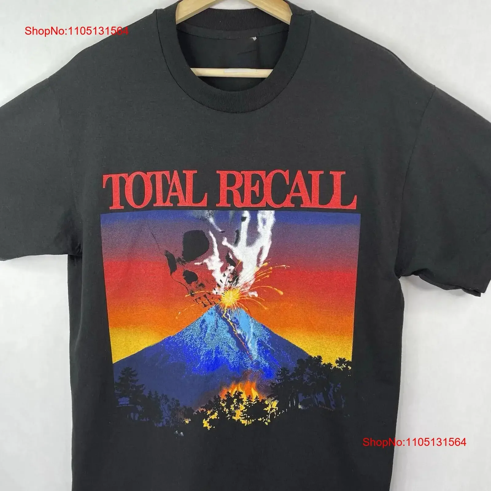 Nouveau bleu Öyster culte Total rappel Tour t-shirt Concert S à 5XL MQ149 vintage lavé élégant mode décontracté streetwear