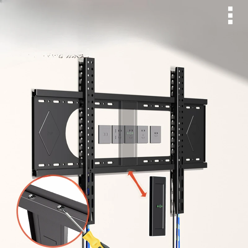 

Ultra-thin large load-bearing TV hanger 90 98 100 115 inch fixing bracket