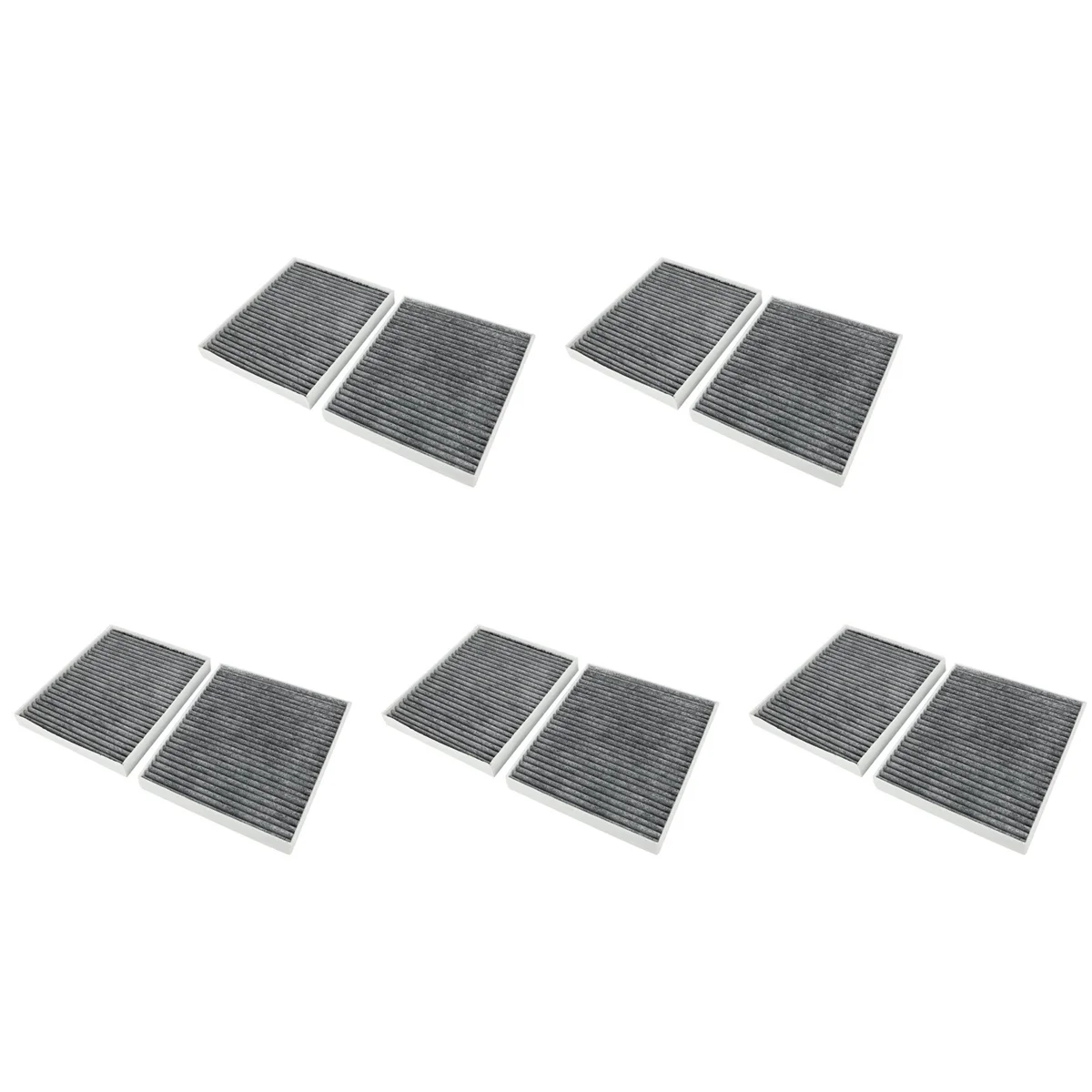 

10x for Explorer 2011-2017 3.5L 2.3 2.0T 3.5T Built in Cabin Filter Activated Carbon Air Conditioning Filter