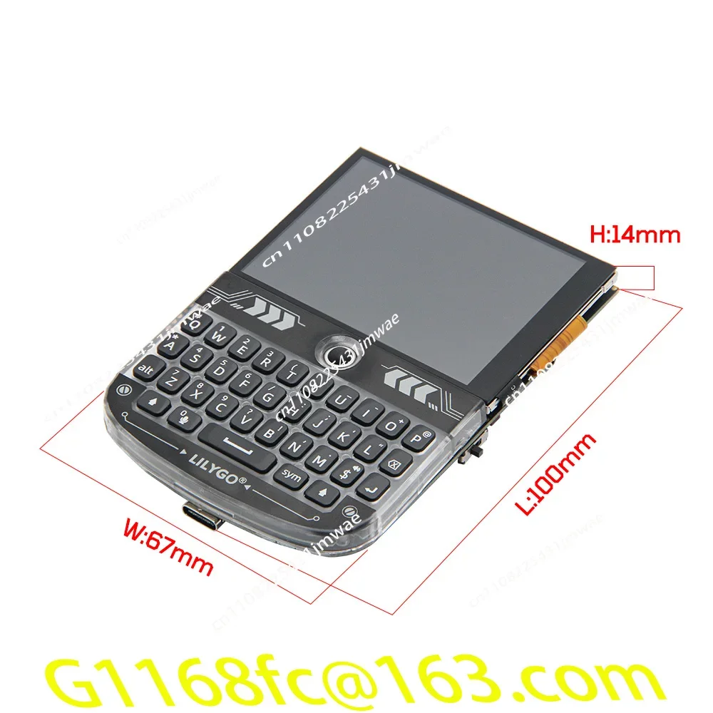 ESP32-S3 WIFI Bluetooth Development Board 16MB Flash with 2.8-inch LCD Display, Keyboard, Trackball, Microphone, Speaker part