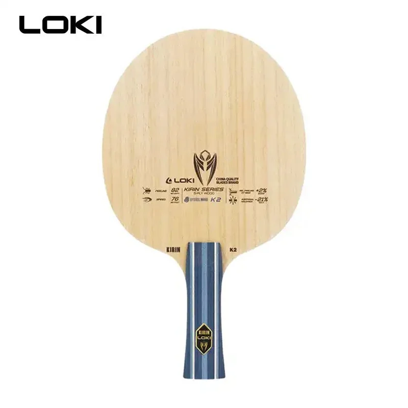 LOKI Kirin K2 Table Tennis Blade 5 Layers Pure Wood Racket