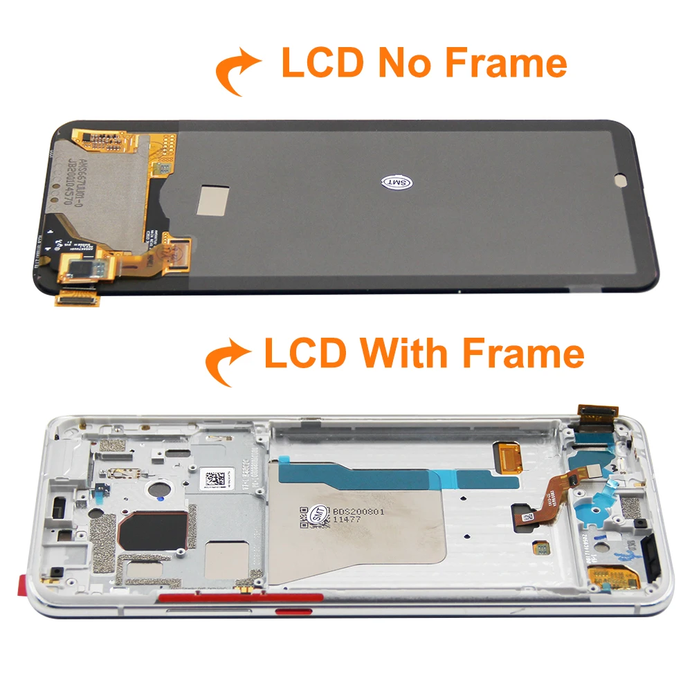 6.67 inch For Xiaomi Redmi K30 Pro LCD Display Touch Screen Digitizer Assembly For Xiaomi Poco F2 Pro Lcd Screen M2004J11