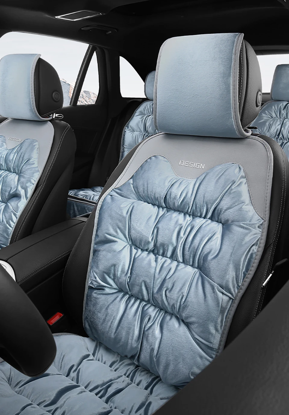 1 PCS Winter Warm Car Seat Covers For Interior Accessories For sm5 Fiat Punto BMW F11 Touring Polo 9n3 Haval F7 2024