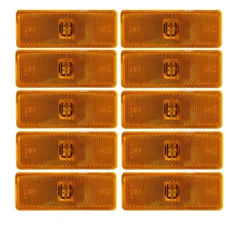 LED Side Marker Lamp Amber Lights Reflector For Mercedes Actros Atego Axor Truck 0005445211 0005445311 0005445411 emark