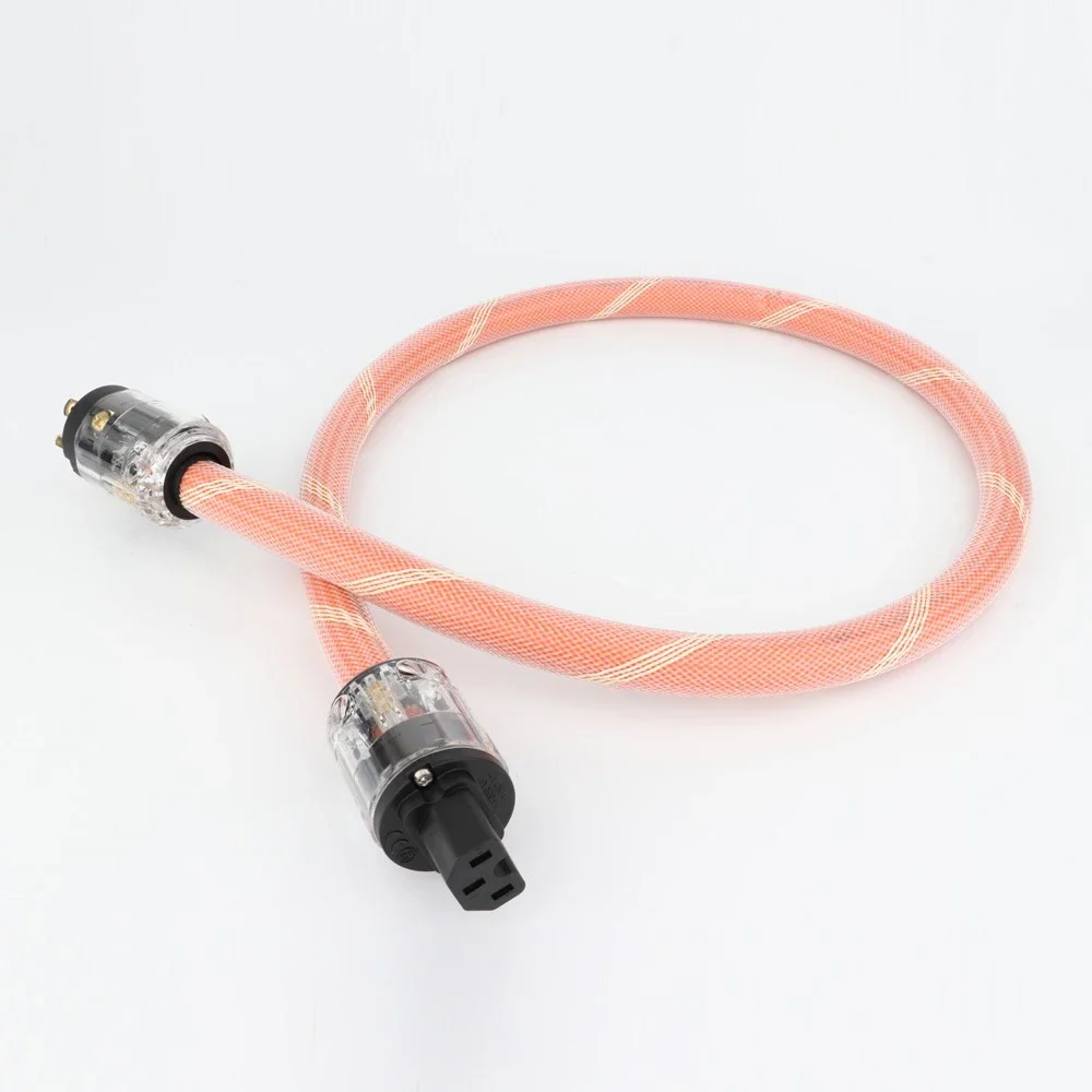 Preffair D505 الصوت OFC كابل الطاقة النحاسي HIFI الولايات المتحدة سلك الطاقة كابل التيار المتناوب الاتحاد الأوروبي الصوت الطاقة الأساسية #2