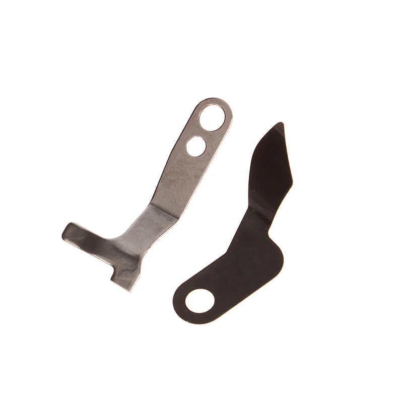 Facas móveis e fixas para máquina de costura, máquina de costura, Thread Cut Blade, Automatic Wire Cutting Dividing Scissors, S026, 37, 45, 46