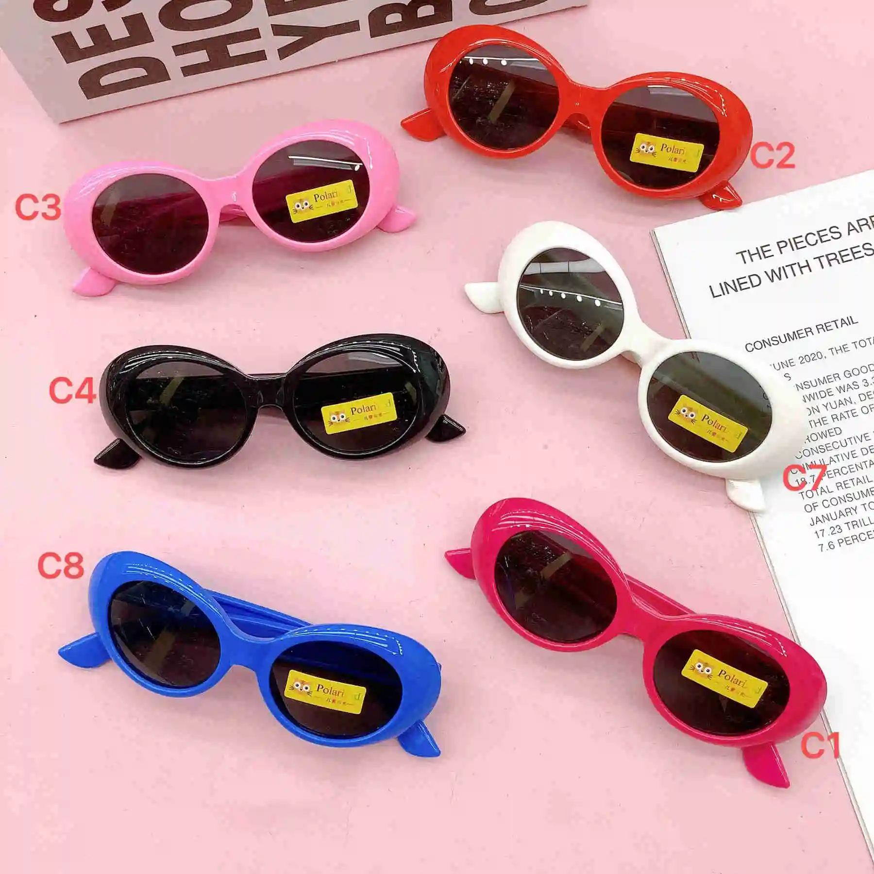 

New Cute Children's Sunglasses 1-8 Year Old Baby Silicone Polarized Sunglasses Outdoor Sun Shading and UV Protection Glasses