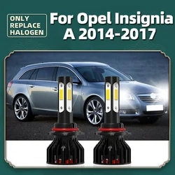 Turbo Car Led Headlights 12000LM 9012 HIR2 Led Lamp 360° Lighting Bulbs 6000K with Fan For Opel Insignia A 2014 2015 2016 2017