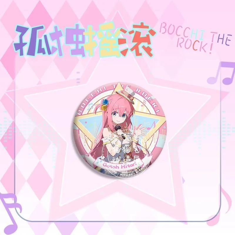 Bocchi The Rock GotohHitori Yamada Ryo Ijichi Nijika Kita Ikuyo Badge Anime Peripheral Cartoon Cute Brooch Itabag Goods Gift