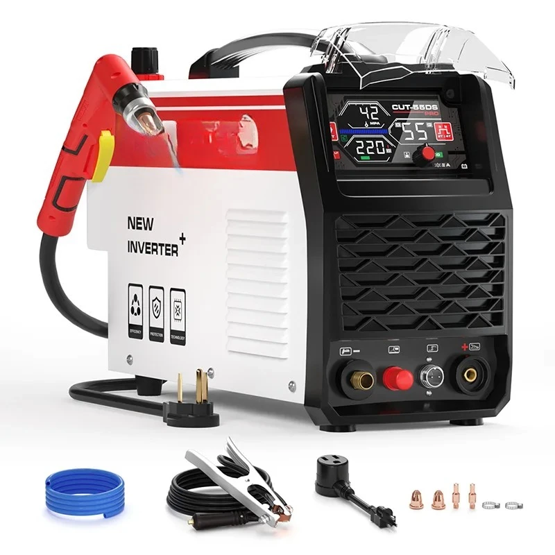 CUT-55DS High-Frequency Plasma Cutting Machine 2022 New Arrival HF DC Air Plasma Cutter Cut Thickness14mm Clean