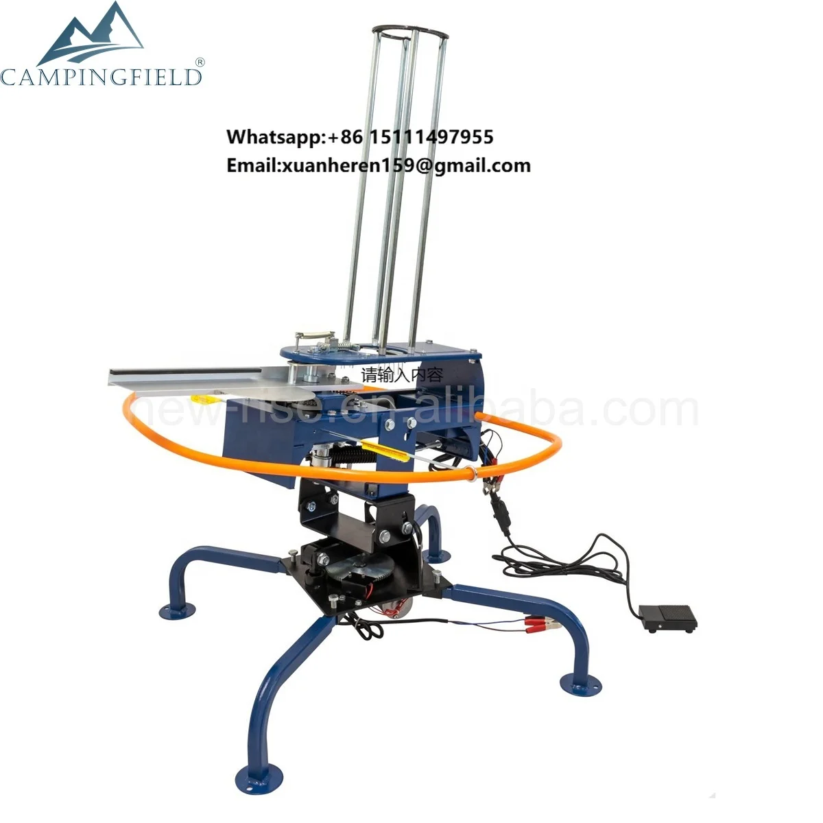 Heavy Duty 12V Automatic Electric Metal Clay Pigeon Trap Thrower with Wobble for Outdoor Shooting and Slingshot Accessories