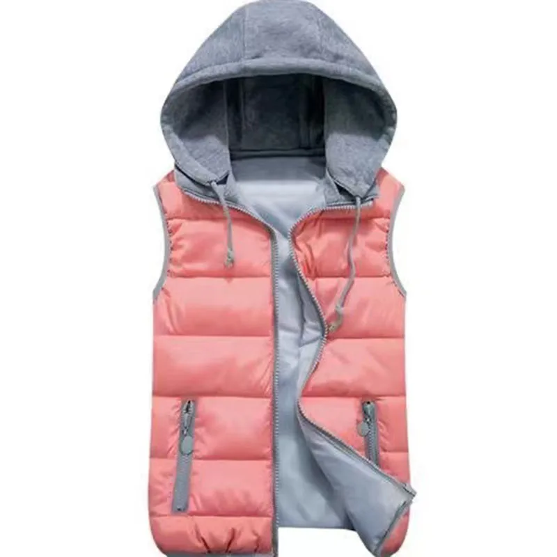 Winter Vests Women Coat Lady Sleeveless Jackets New 2024 Autumn Waistcoat Short Slim Thicken Warm Vest Female Puffer Outerwear