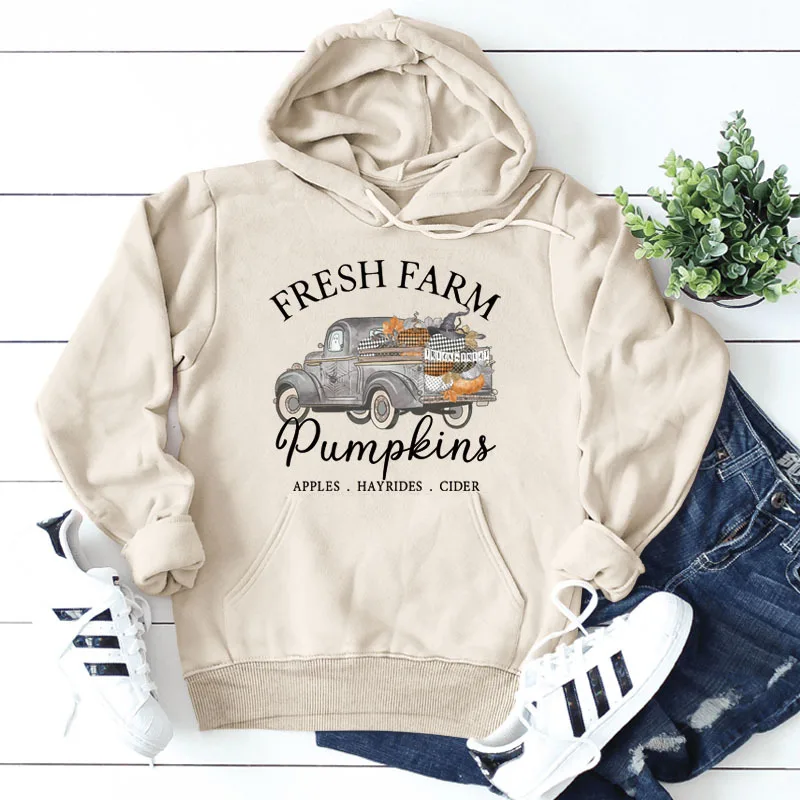 

Fashion Printed Letter Fashion Loose Long Sleeve Autumn Winter Women's Hoodie Y2k Clothes