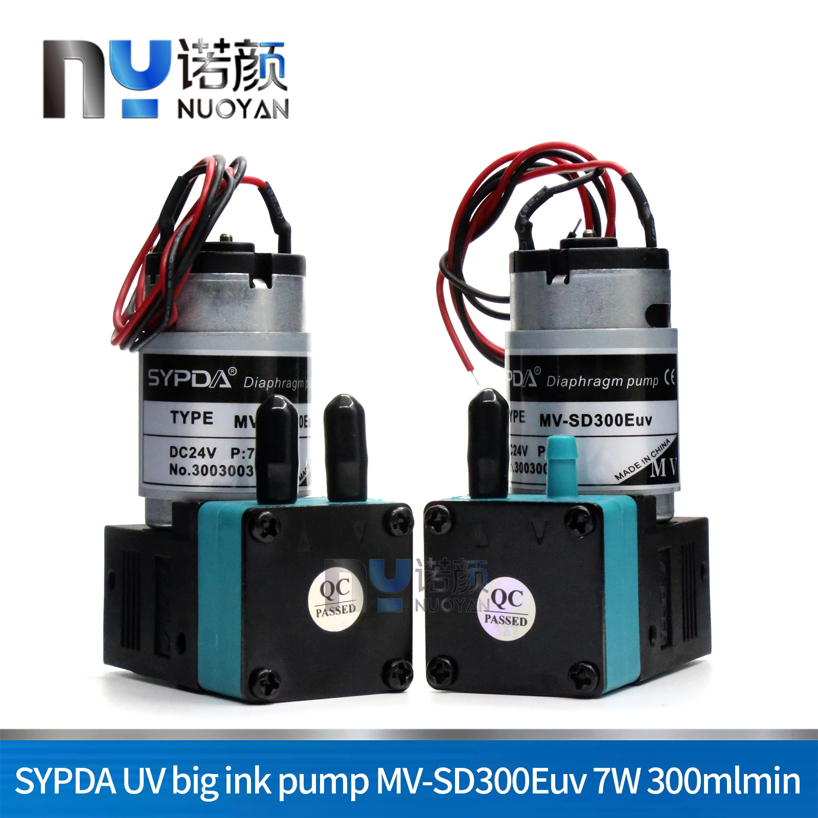 

2PCS SYPDA 24V 7W Solvent ink Pump 300ML UV ink pump for flora infiniti galax inkjet printer MV-SD300E MV-SD300Euv