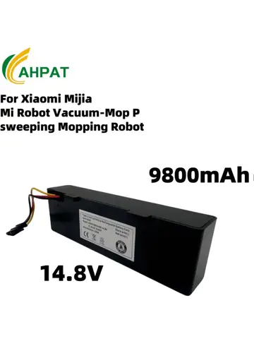 18650 샤오미 미지아 미 로봇 진공 걸레 P 스위핑 걸레질 로봇 STYTJ02YM 리튬 이온 배터리, 4S1P, 14.8V, 12800mAh