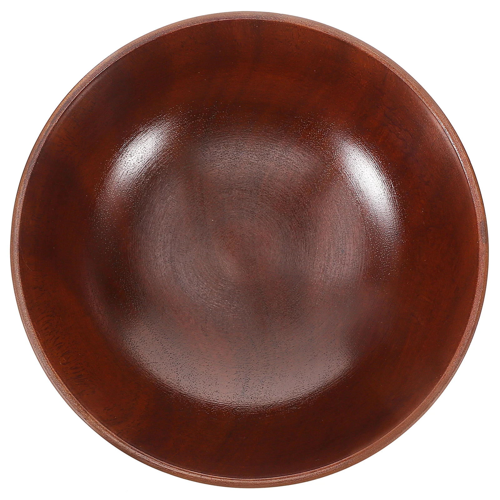 

Wooden Serving Salad Soup Rice Bowl Wood Easy Clean Multi-Functional Sturdy Bowl For Kitchen Family Use Smooth