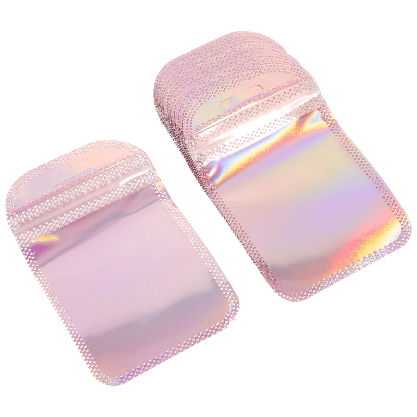

50 Pcs Jewelry Packaging Bags Colorful Sealed Self Resealable Plastic Small Bags for Necklace Earrings 6 5x10cm Waterproof