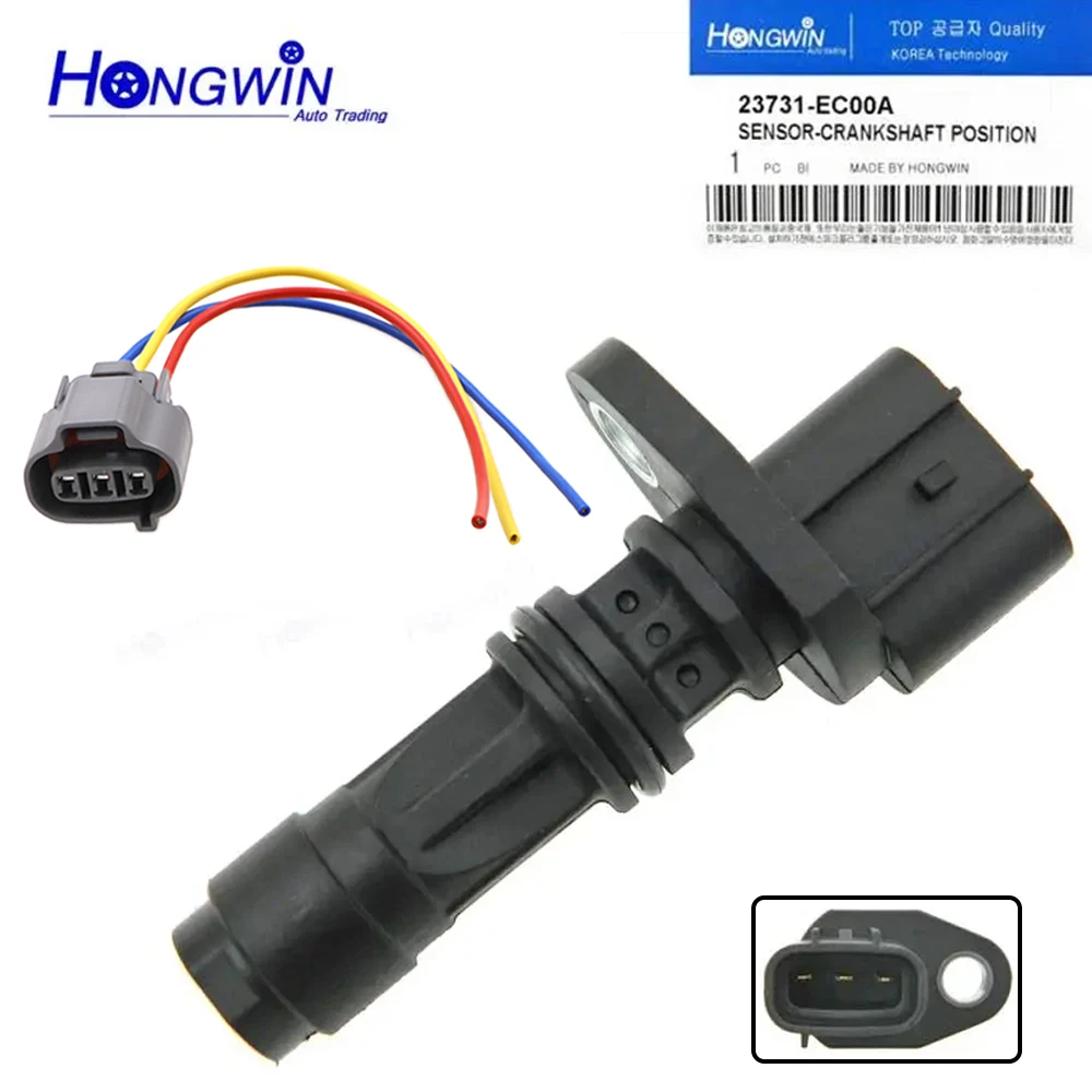 GENUINE 23731-EC00A Crankshaft Position Sensor For Nissan Navara Pathfinder X-TRAIL 2.2 2.5L YD25 DCi D40 23731-EC01A 949979-033