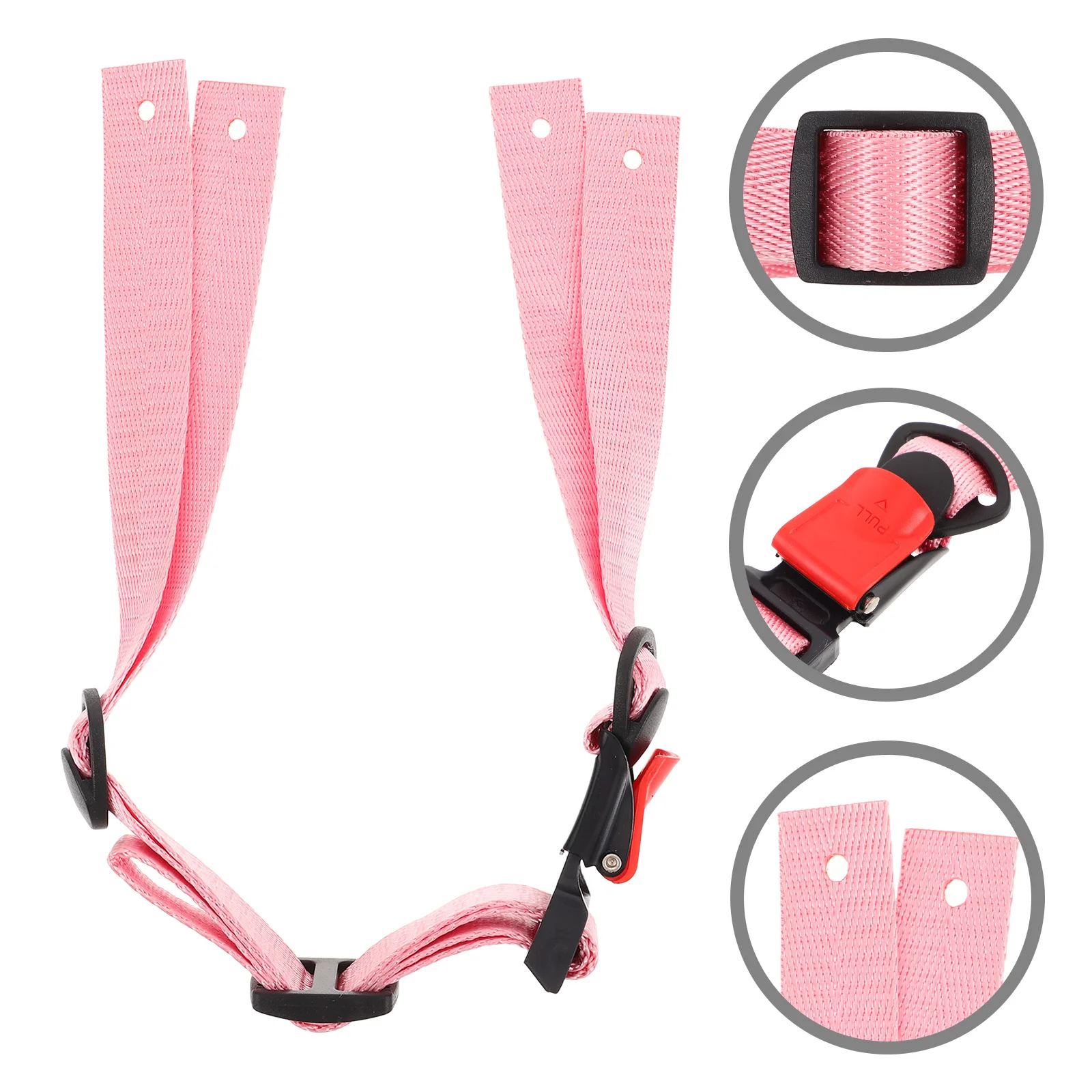 

Pink Adjustable Y-Shaped Hard Hat Chin Straps Safety Replacement for Industrial Workers Elastic Strap
