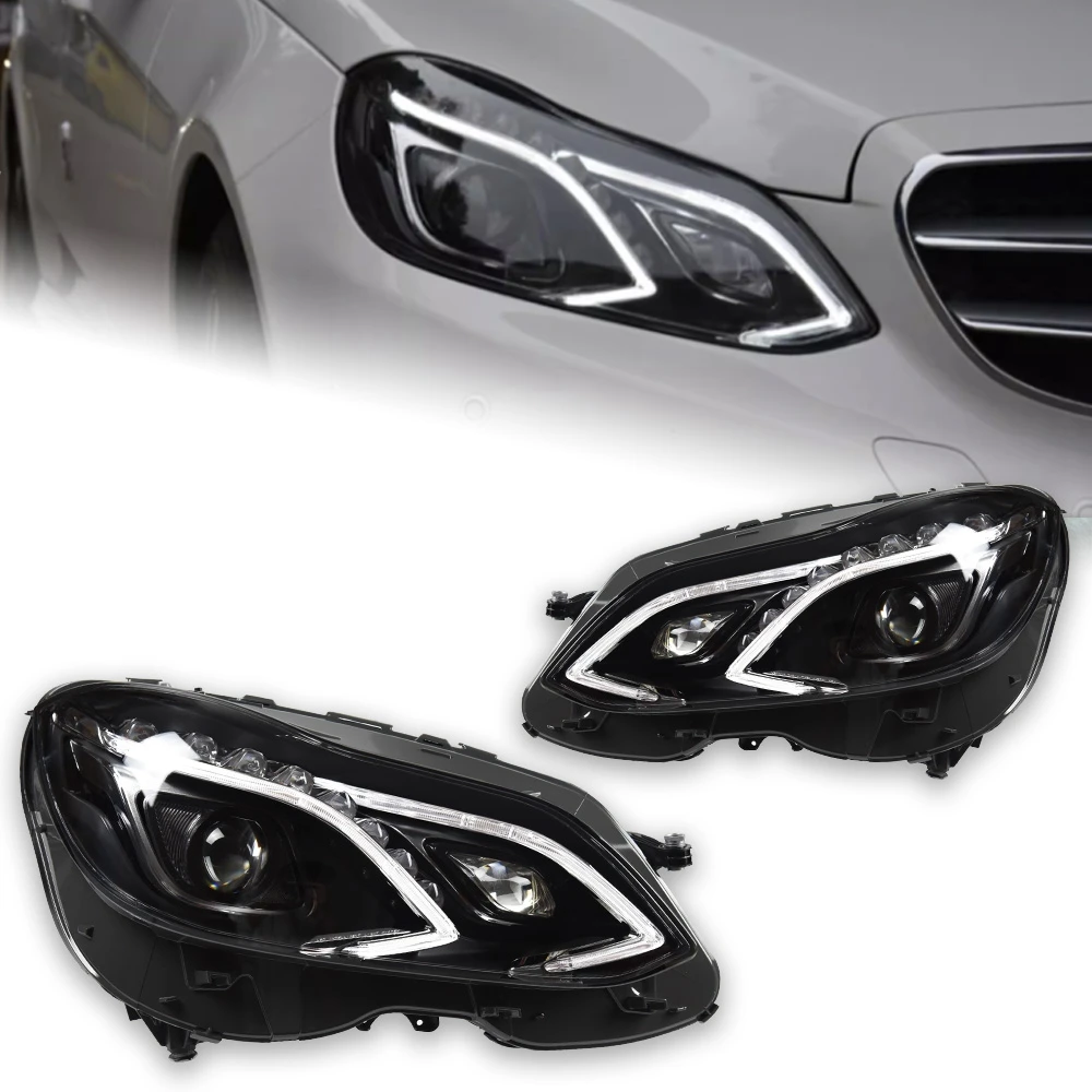 Car Styling Head Lamp for W211 Headlights 2009-2016 W212 E200 E300 E260 LED Headlight LED DRL Hid Bi Xenon Auto Accessories