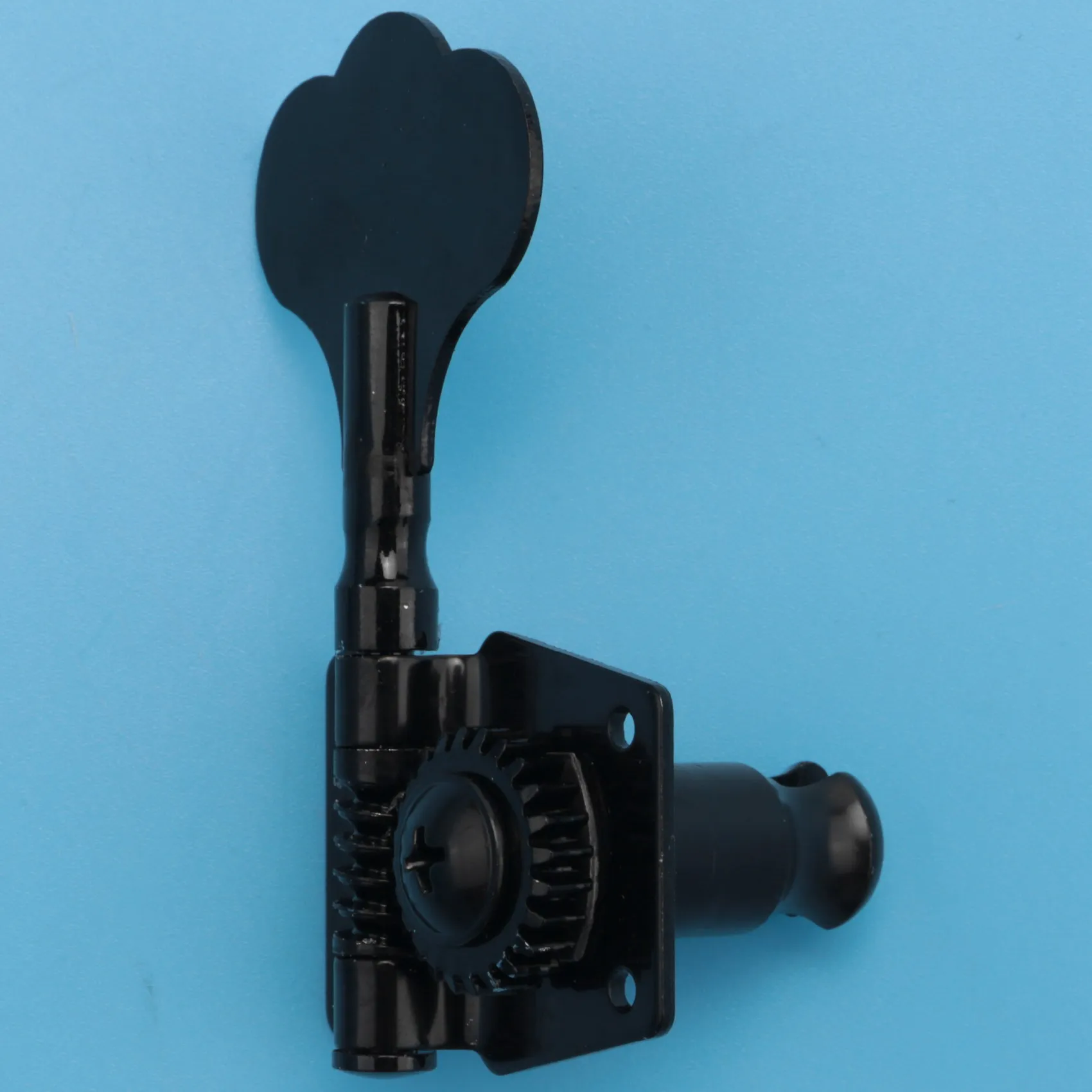 ABLB-5Pcs Guitar Accessory Vintage Open Bass Guitar Tuning Keys Pegs Machine Heads Tuners Black 1L4R For 5 Strings Bass