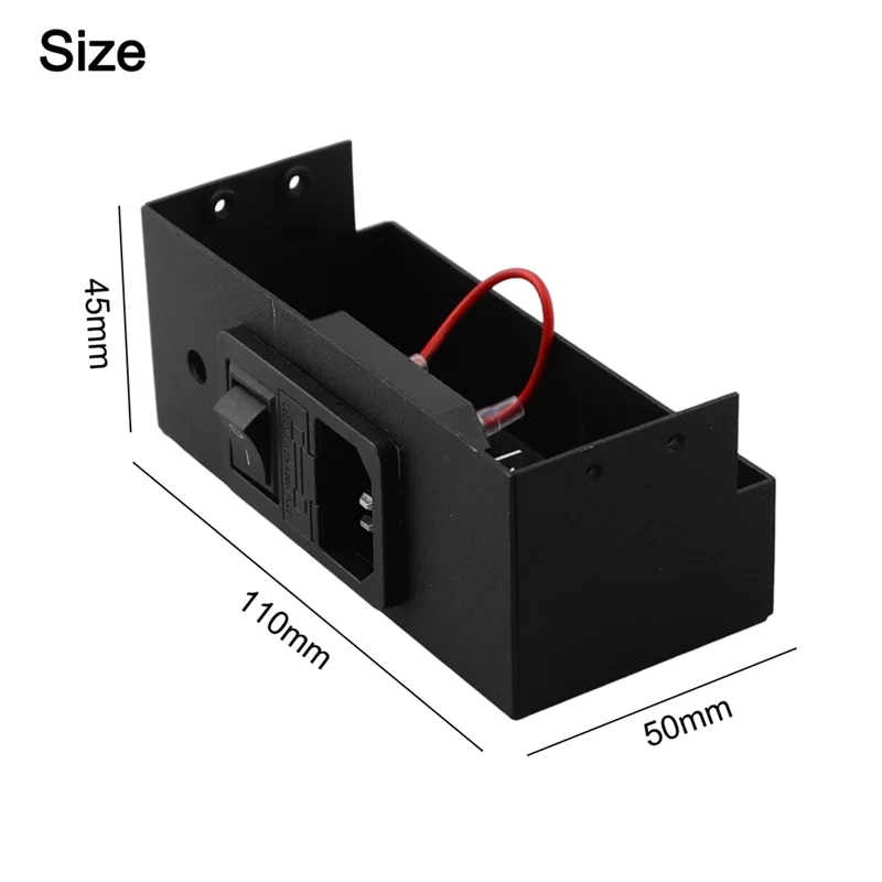 A74E-Per Ender 3 Per CR10 Compatibile Switching Alloggiamento di Alimentazione Borsette 12V/24V 360W Presa Maschio Per Stampante 3D Power Shield