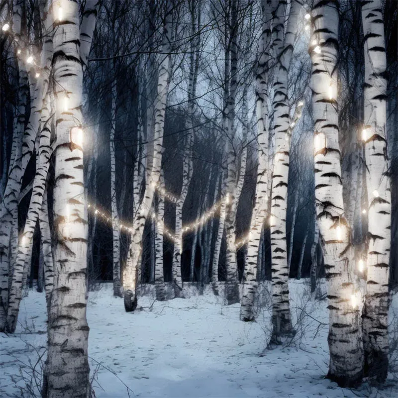 Fondo de fotografía de bosque de Navidad Mehofond fiesta de vacaciones familiar retrato de embarazada brillo naturaleza árbol noche decoración telón de fondo