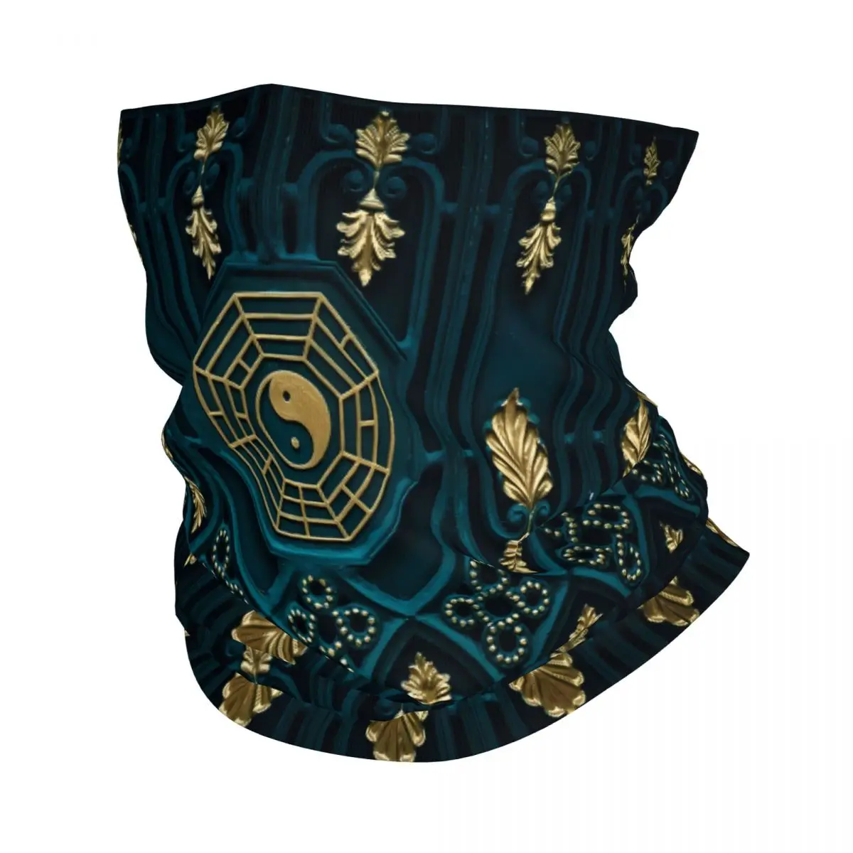 Yin And Yang Scarf Neckerchief Neck Face Mask Polyester