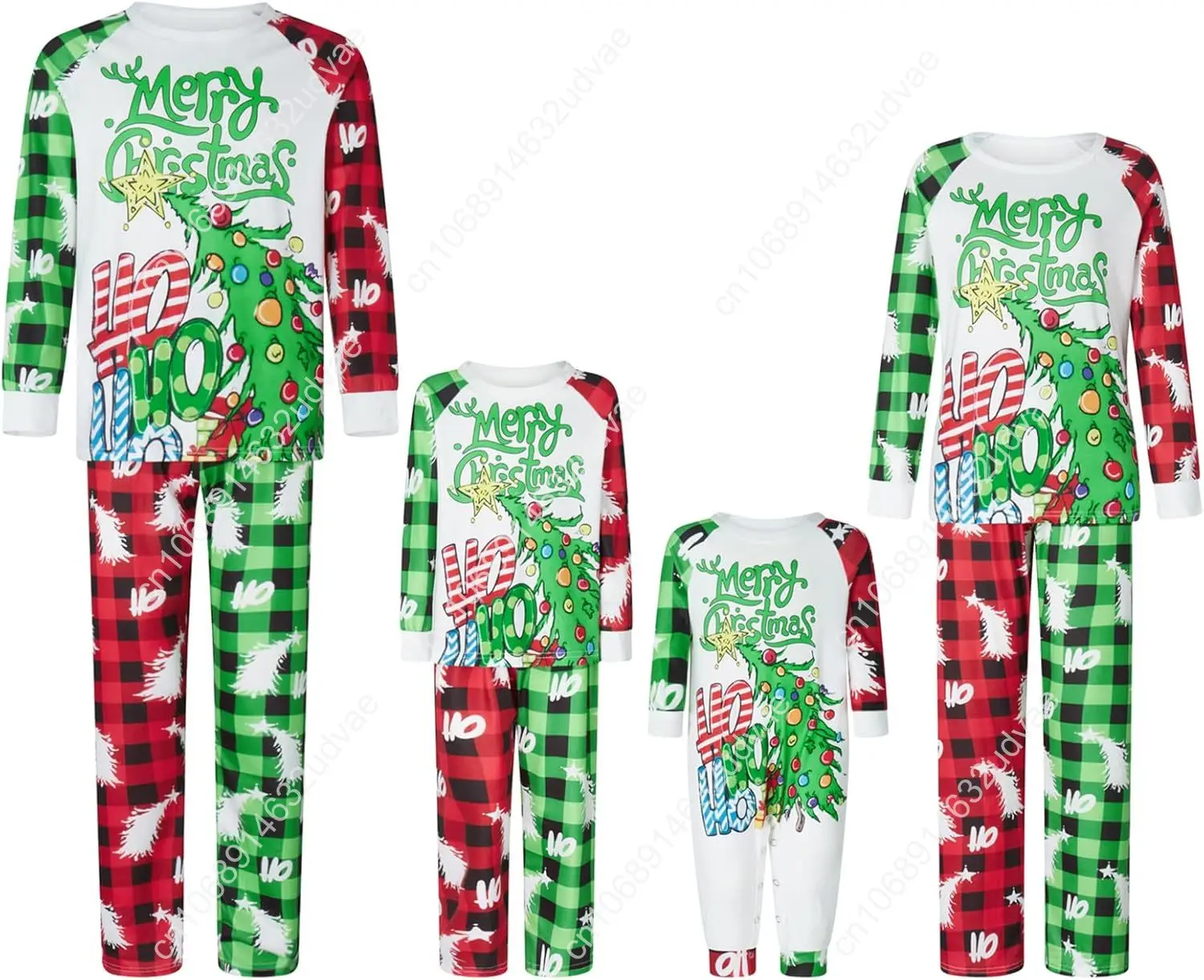 

Рождественские пижамы Семейные рождественские пижамы Одинаковые комплекты