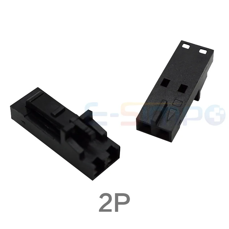 100pcs with Lock Dubang 2.54mm Plastic Housing 2P 3P 4P 5P 6P 7-9P Connector Plug Socket Dupont with Latch Female Reed Connector