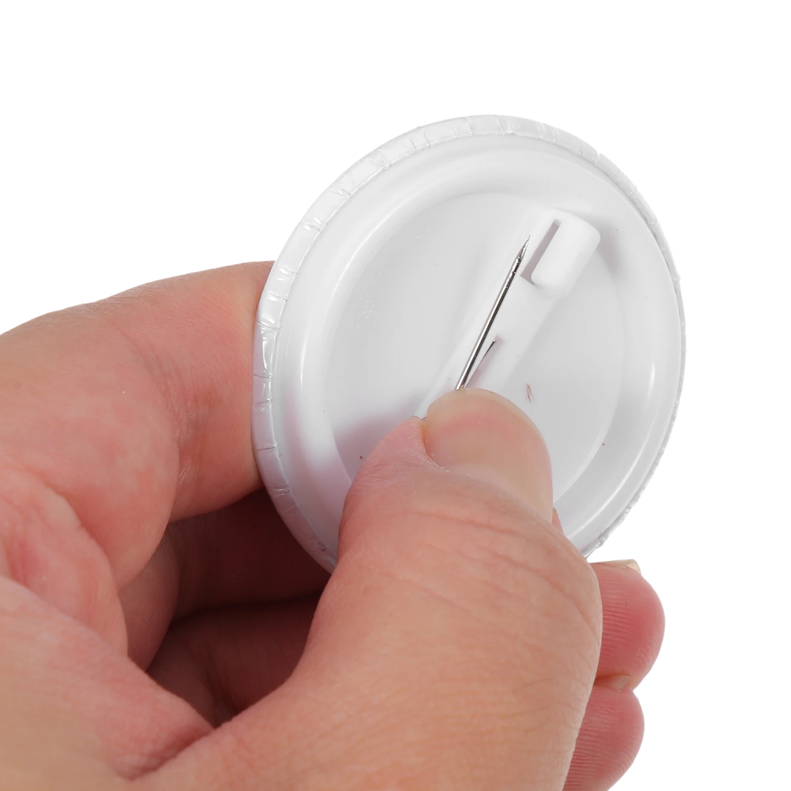 20 Pcs Draw Badge Buttons Badges Make Your Own Brooch Pin Craft Blank Crafting Round Tinplate