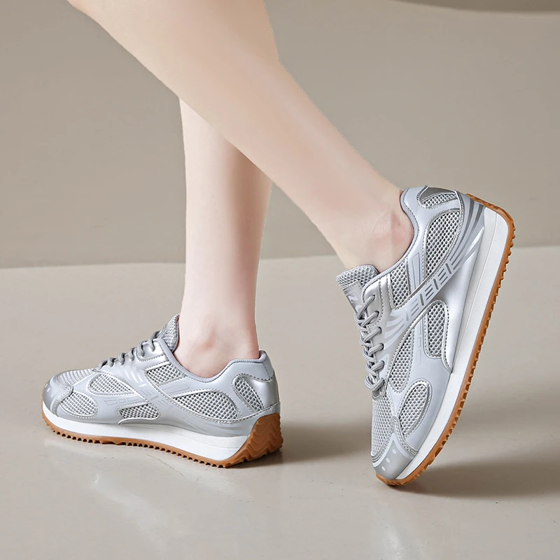 

Women's Breathable Non-Stuffy Anti-Slip Sports ShoesVersatile Lightweight Fashion Mesh Comfortable Soft-Soled Casual Shoes