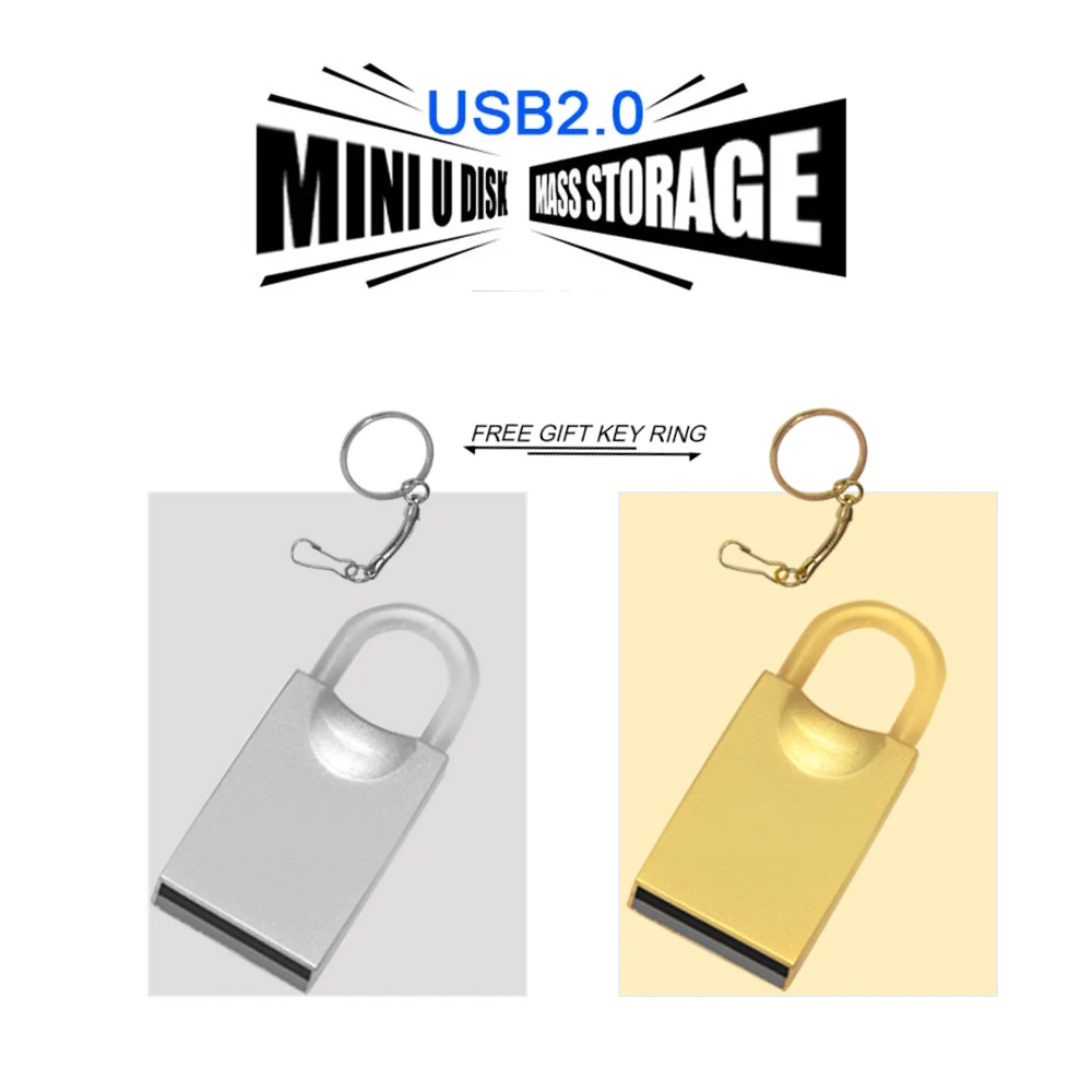 Super Mini Metal USB flash drive 4GB 8GB 16GB 32GB 64GB Personalise Pen Drive USB Memory Stick U disk gift Custom logo