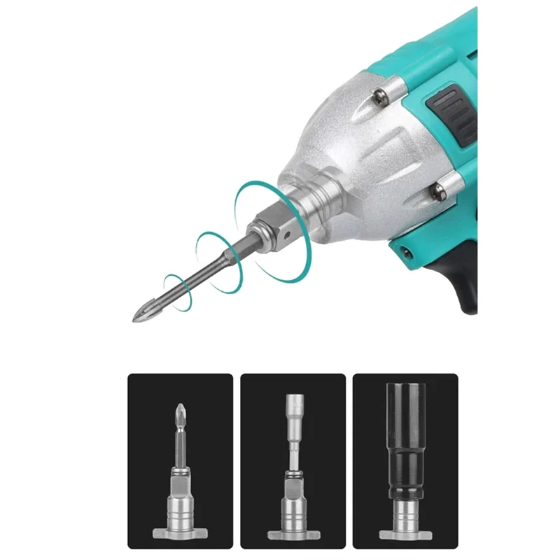 

AX83-4Pcs 18V Electric Brushless Impact Wrench Shaft Accessories Dual Purpose Cordless Wrench Parts Electric Drill Tool