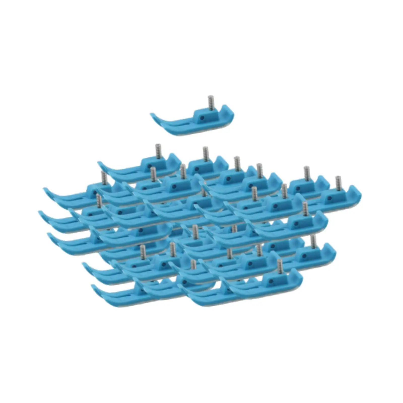 

100 штук накладок для прижимных лапок, гладкие накладки для швейных машин бытового назначения