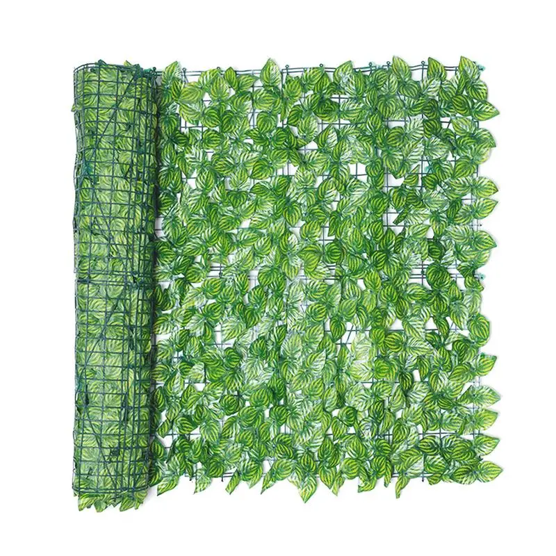 Artificial Leaf Screening Roll UV Fade Protected Privacy Hedging Wall Landscaping Garden Fence Balcony Screen