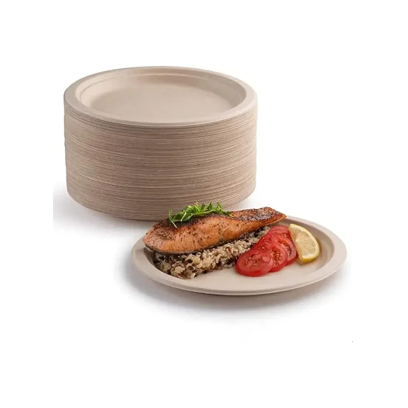 Assiettes en papier de poulet bionickel ables