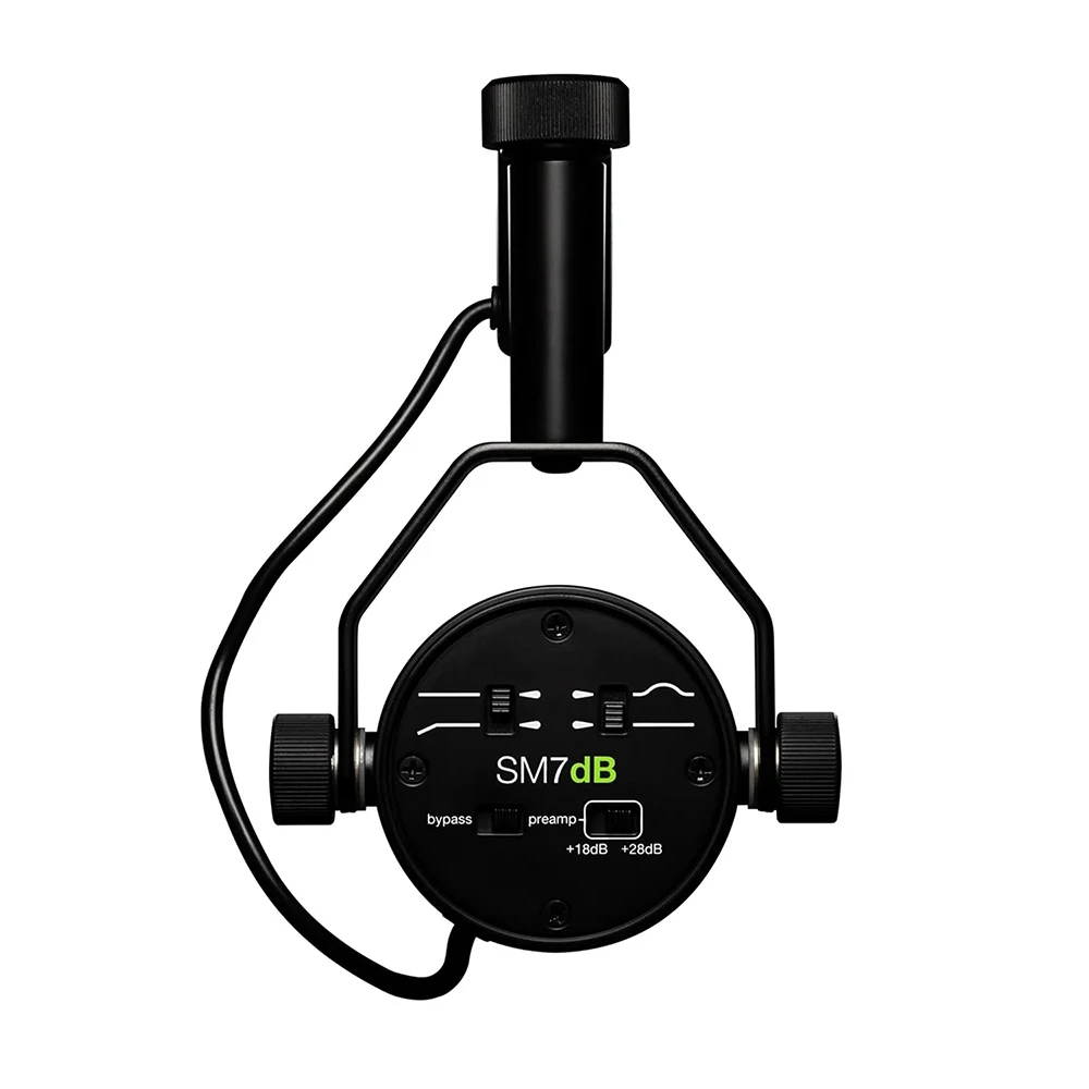 Micrófono Vocal dinámico SM7DB de alta calidad, preamplificador incorporado, respuesta de frecuencia seleccionable para grabación de Podcasting y transmisión