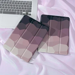 Purple square Case Compatible With iPad iPad 9.7-Inch (6th/5th Generation, 2018/2017)Mini4/5 ,Air4/5 10.9in,With Pen Holder