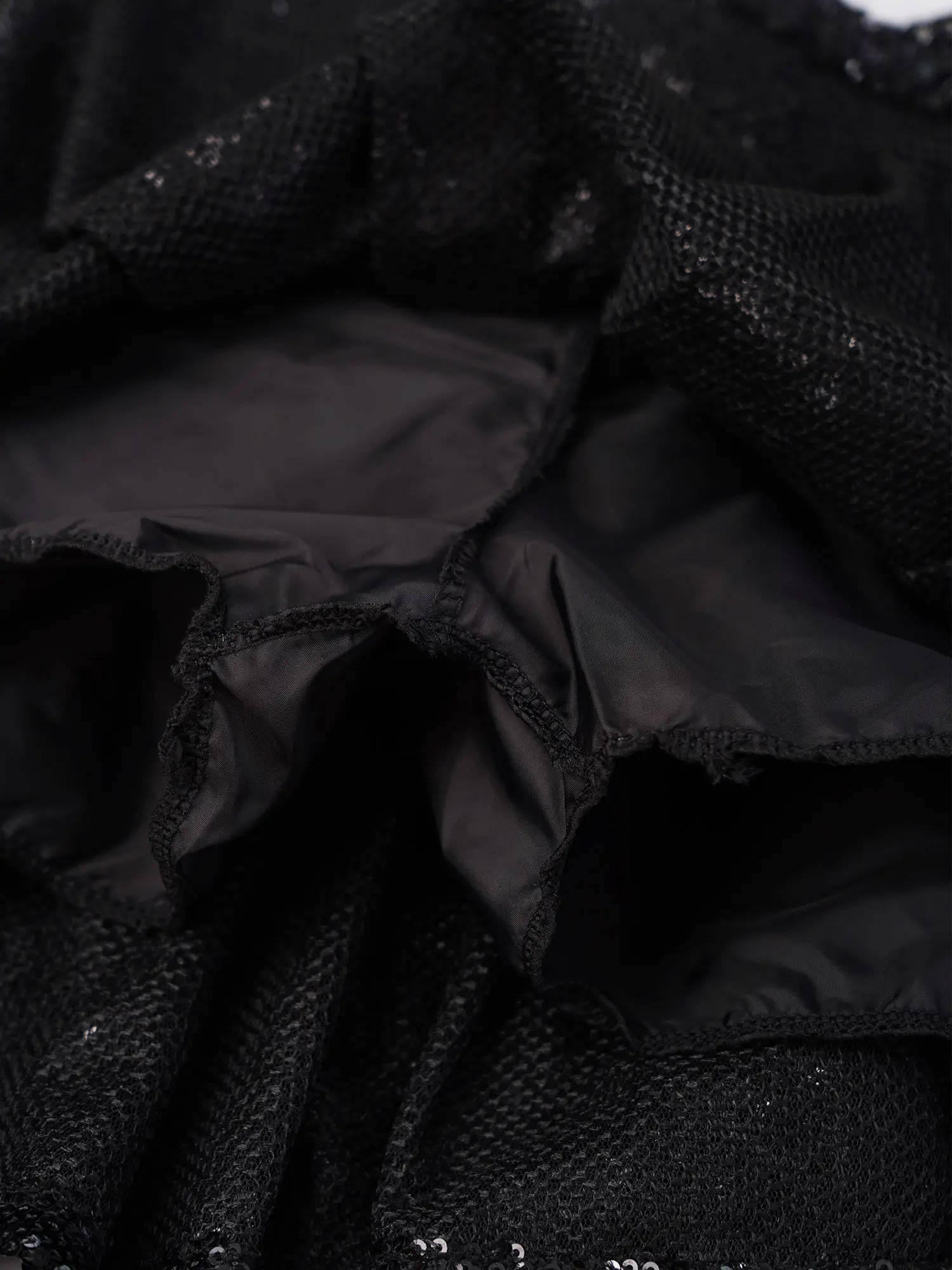 Girls Jazz Ballet Dance Skirt Sparkling Sequins Elastic Waist Skirt with Built-in Shorts for Birthday Party Dance Performance