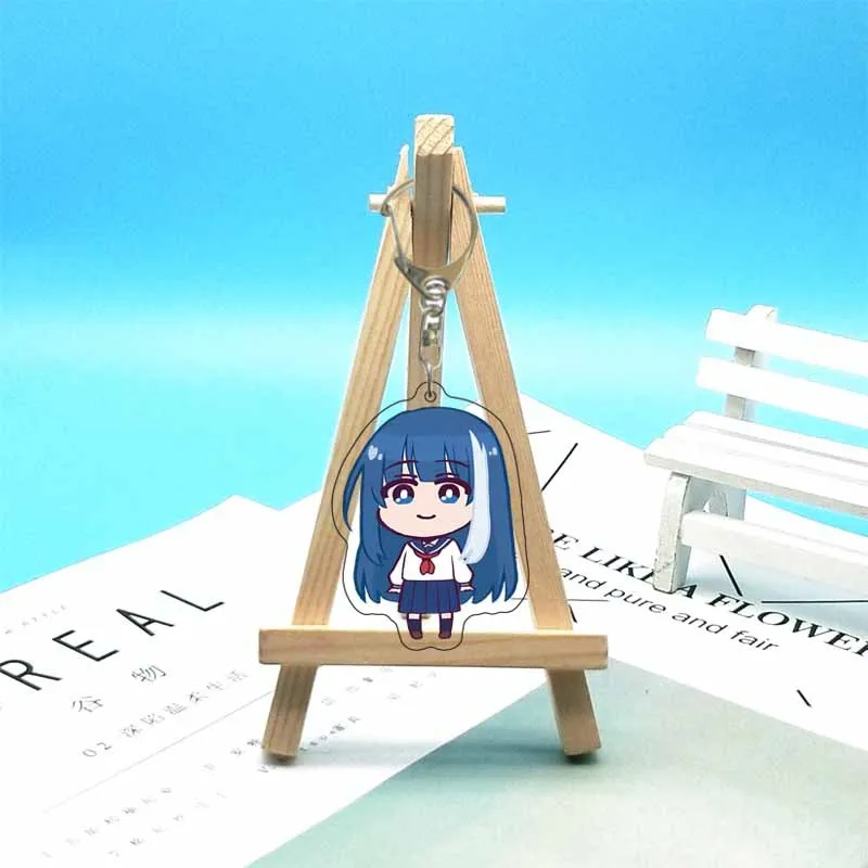 مهمة: Yozakura Family Asano Taiyo الاكريليك متعة المفاتيح الفتيات هدية مفتاح سلسلة حقيبة Charms تذكارية قلادة مجوهرات اكسسوارات