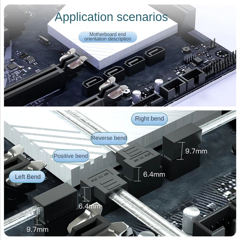 新しいsata 3.0ケーブル左右アップダウンSATA3.0 iii SATA3 6ギガバイト/秒データ銅ケーブルデュアルチャンネルハードドライブhddデスクトップpcデータコード