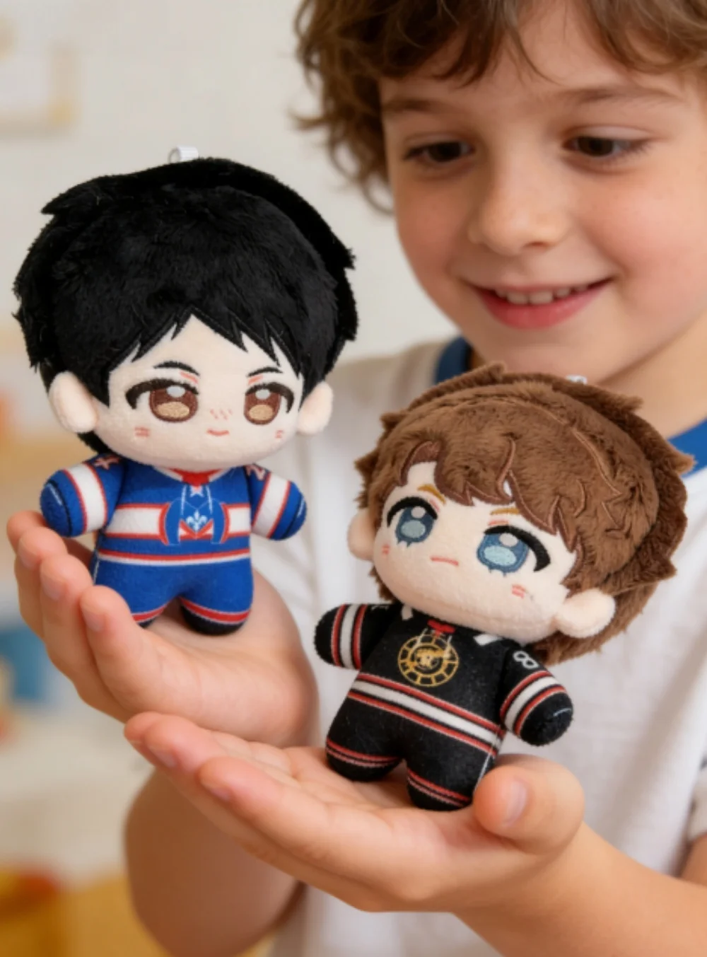 

In Stock 10cm Heated Rivalry Plush Pendant Doll Mini Blue Shane Black Ilia Keychain Pendant Doll For Decorative Backpack Gifts