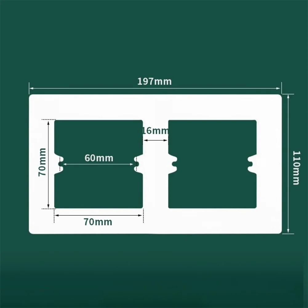 For Home Improvement Gold Switch Socket Panel Decorative Wall Switch Cover Kit Outlets Versatile Compatibility