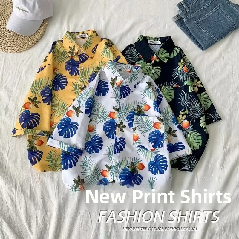 

Летняя мужская рубашка-поло большого размера (250 руб.), гавайский пляжный цветочный принт, в стиле ретро, из прохладного шелка, в стиле Гонконг, Jaet