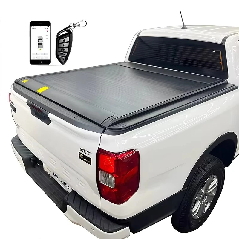 

Крышка Tonneau с электрическим звукоснимателем и рольставней для Amarok Bt50 Bt-50 Hilux Revo Ranger Xlt Navara Np300 Triton L200 Dmax D-max